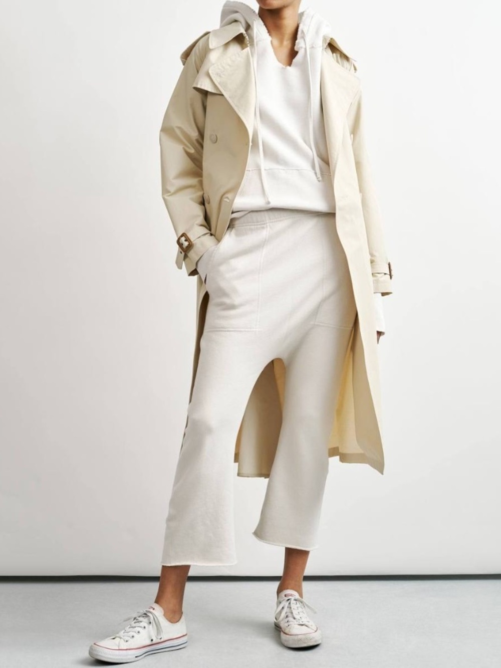 NILI LOTAN_ SF Sweatpants, Ecru, Small